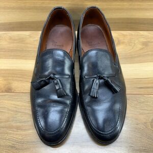 Allen Edmonds Mens Size 11 D Grayson Black Leather Tassel Loafer Dress Shoes